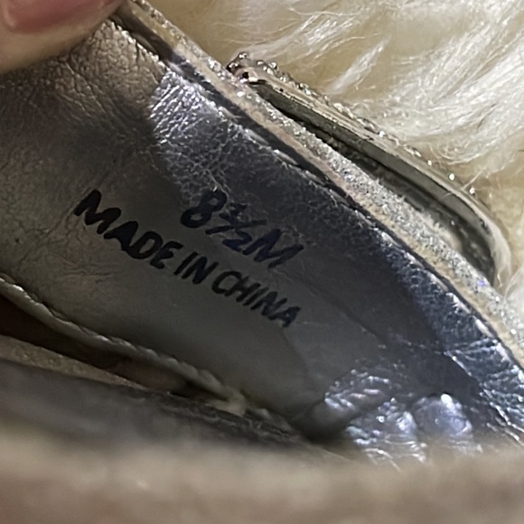 Gianni Bini Silver glitter Heels 8.5 - Picture 10 of 12